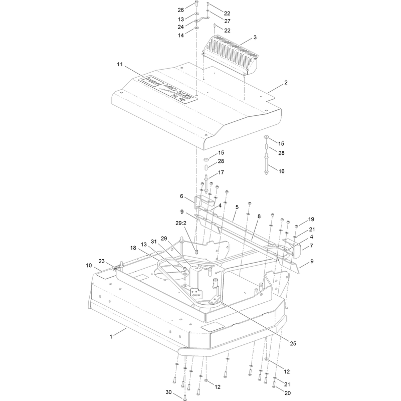 Deck Cover and Guard Assembly