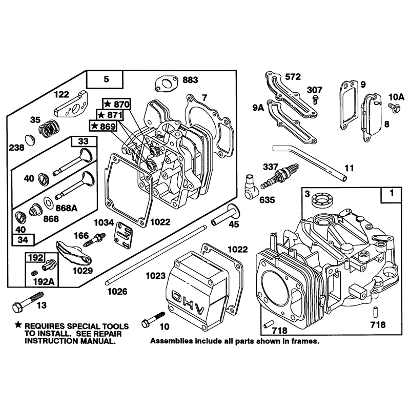 Engine Briggs and Stratton Model 97772-0112-01