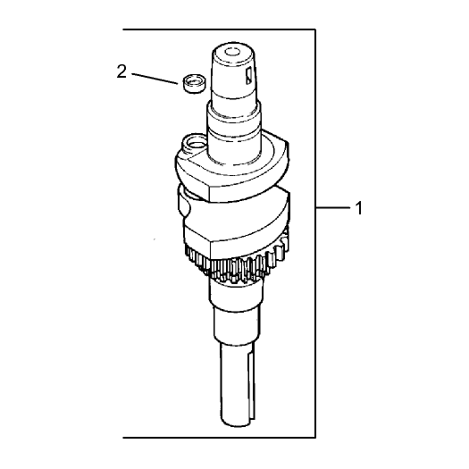 Crankshaft Assembly Kohler CV493S-27529