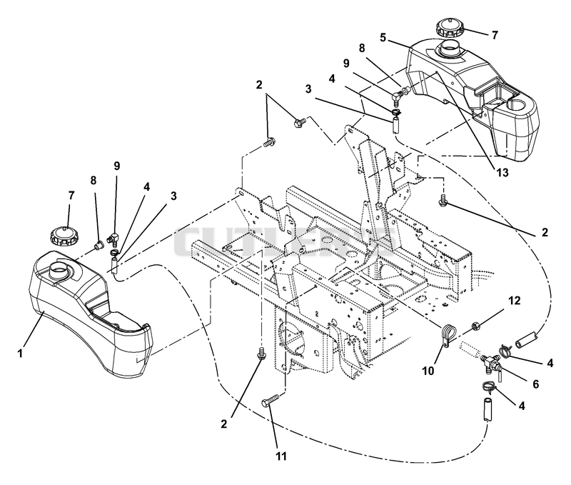 Fuel Tanks And Hoses