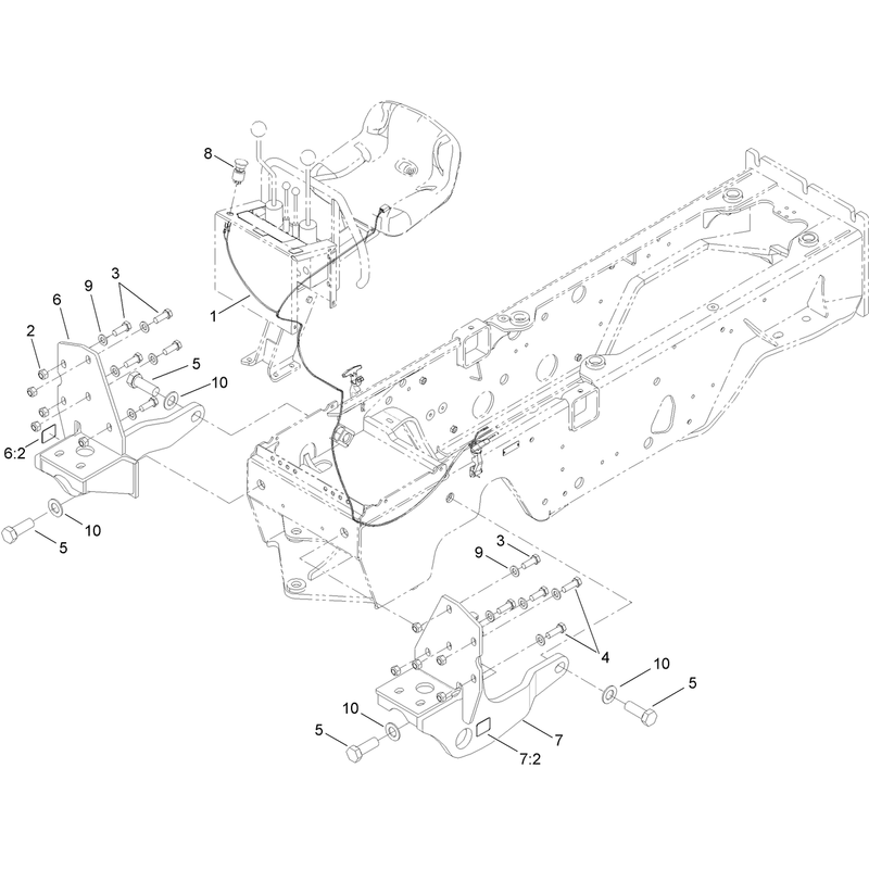Right and Left Mounting Assembly
