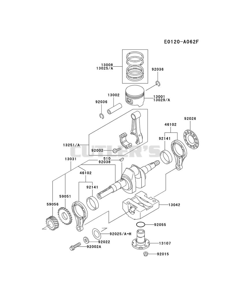 PISTON/CRANKSHAFT