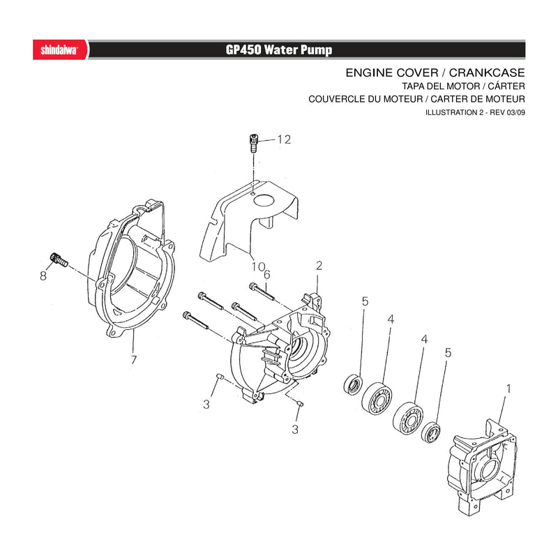 ENGINE COVER / CRANKCASE