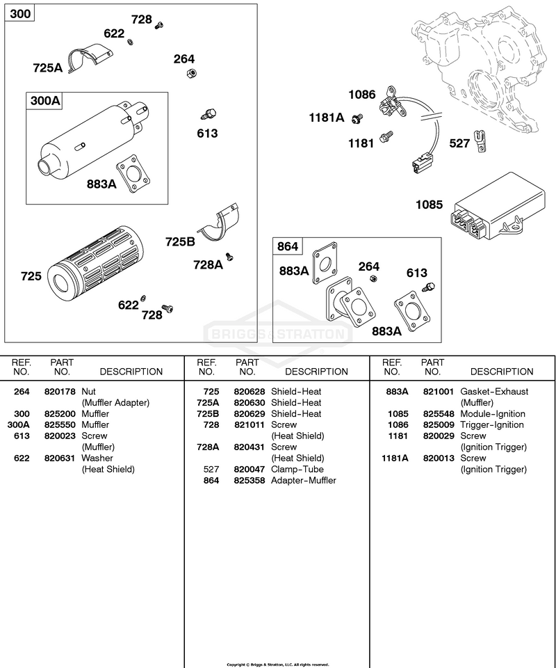Muffler, Ignition Module