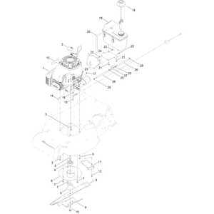 Engine and Blade Assembly