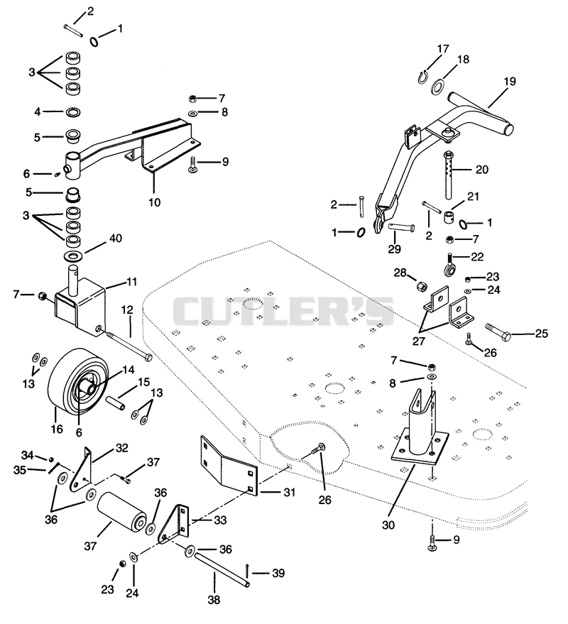 GAUGE WHEELS, ROLLER, HEIGHT ADJUSTMENTS