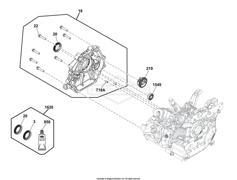 Crankcase Cover/Sump Group