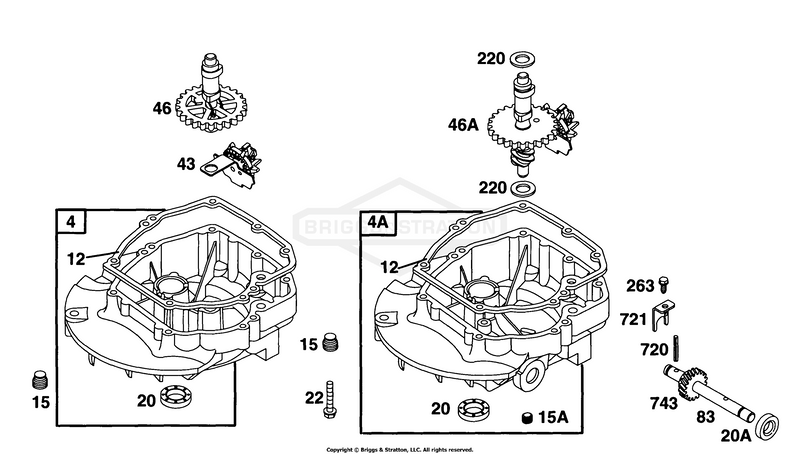 Sump Bases, Cams