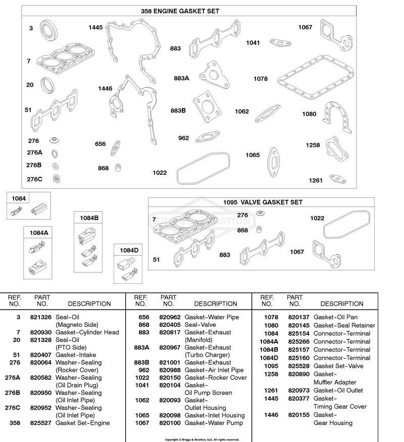 Engine/Valve Gasket Sets