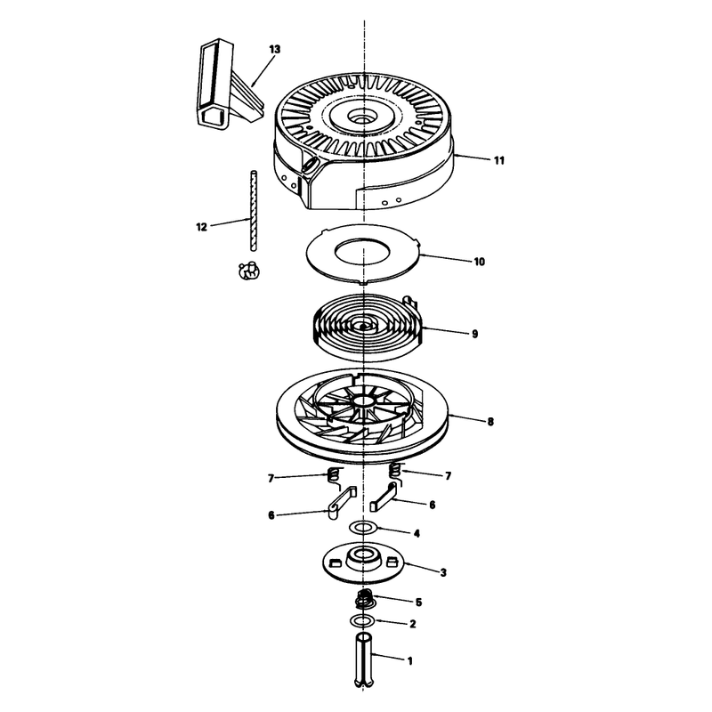 Rewind Starter N0-590621