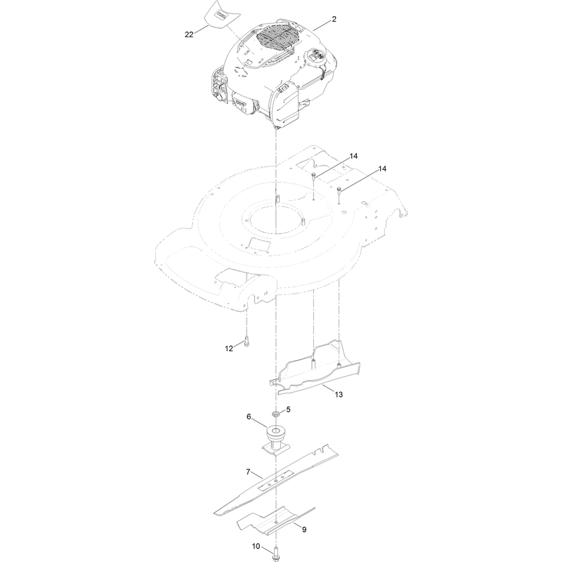 Engine and Blade Assembly