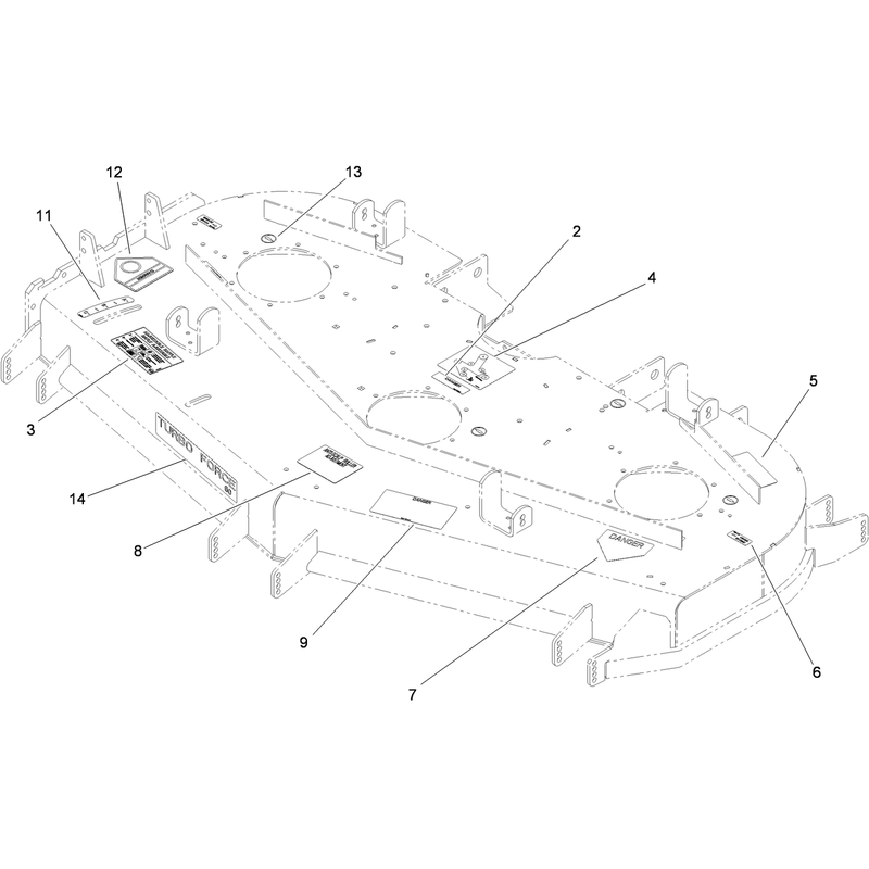 Deck Decal Assembly No 114-4478