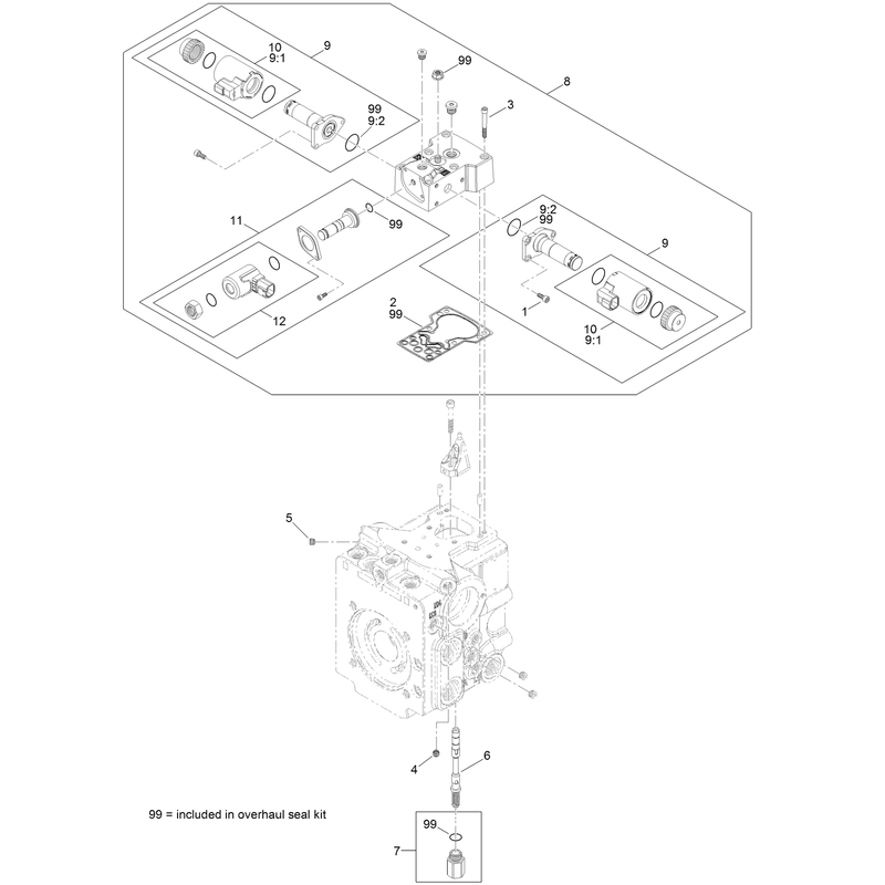 Front Hydraulic Pump Assembly No 139-4800
