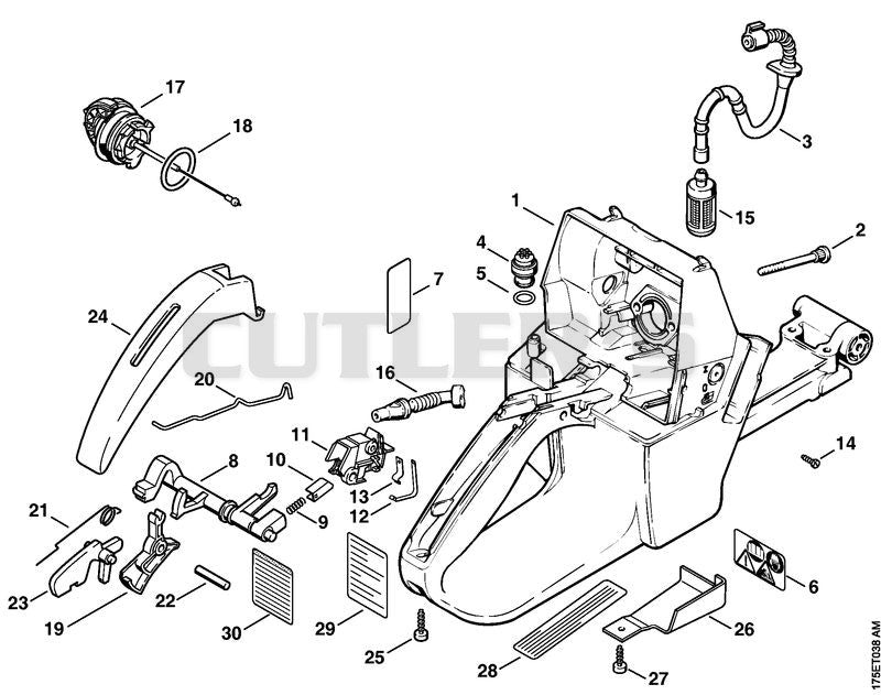 Tank housing