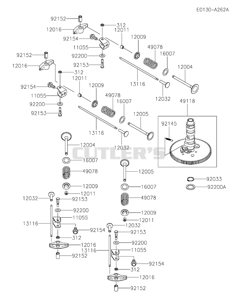 VALVE/CAMSHAFT