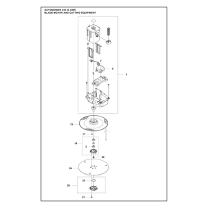 BLADE MOTOR AND CUTTING EQUIPMENT