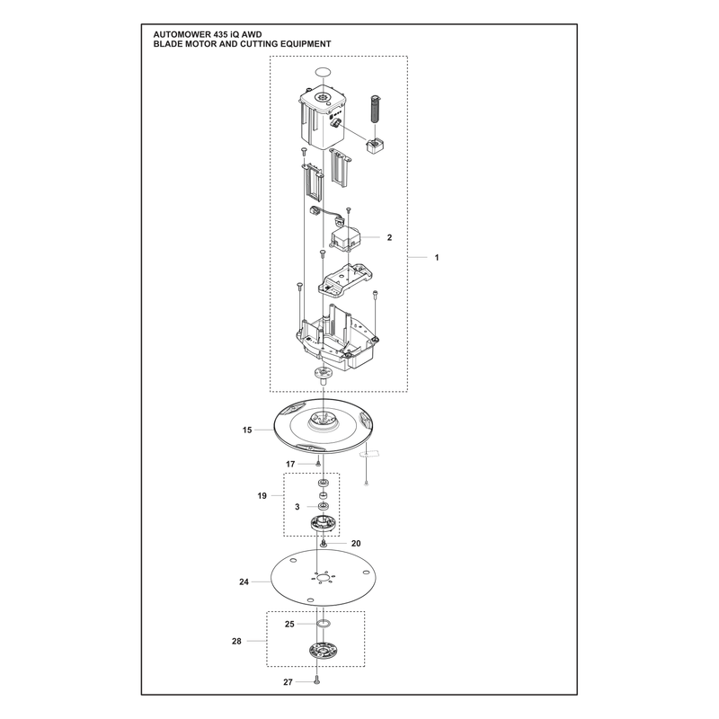 BLADE MOTOR AND CUTTING EQUIPMENT