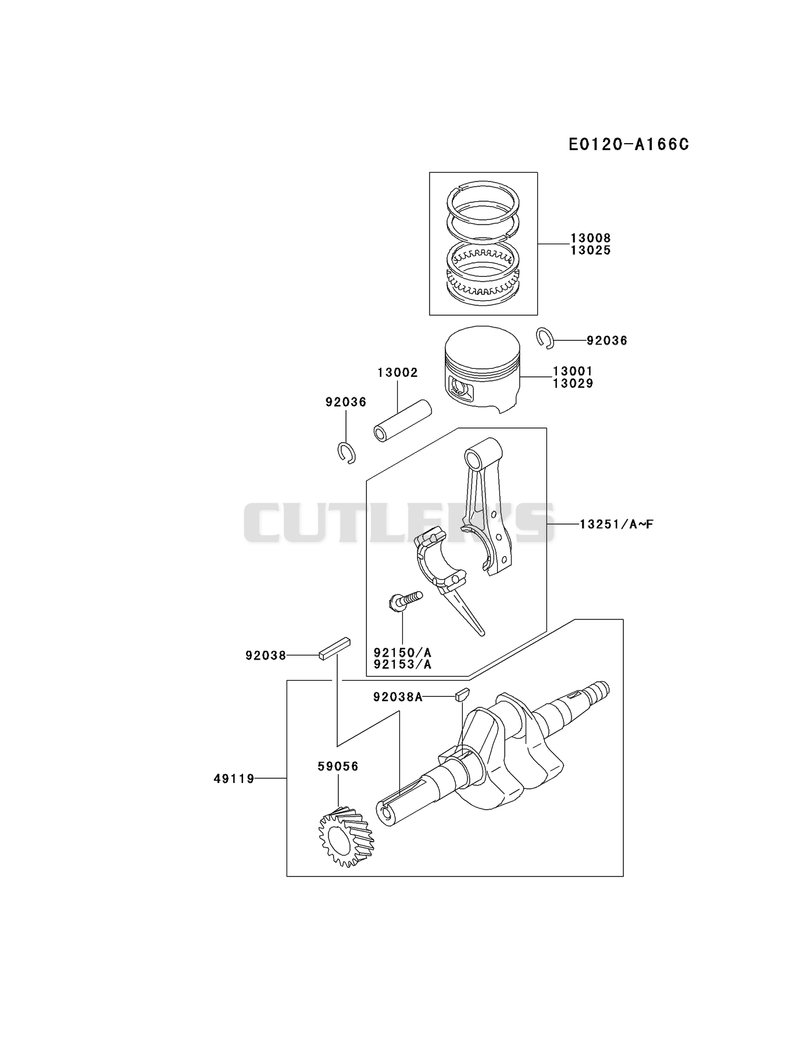 PISTON/CRANKSHAFT