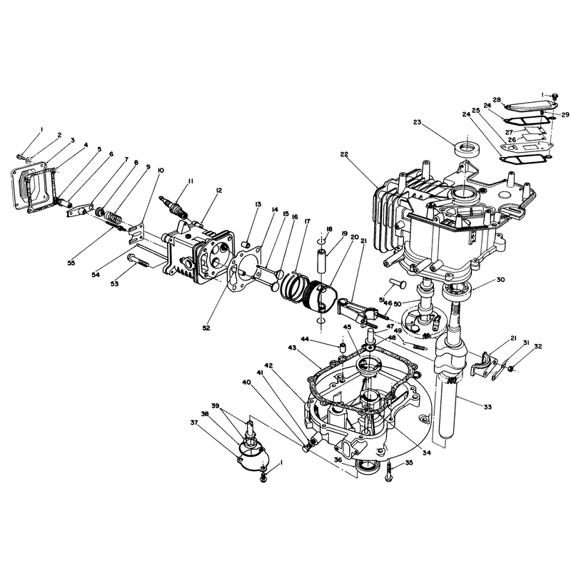Engine Assembly Model No Vmg6