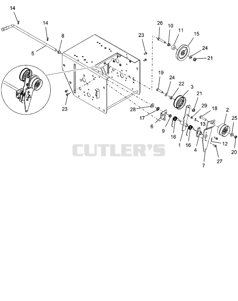 Idler And Brake Arm