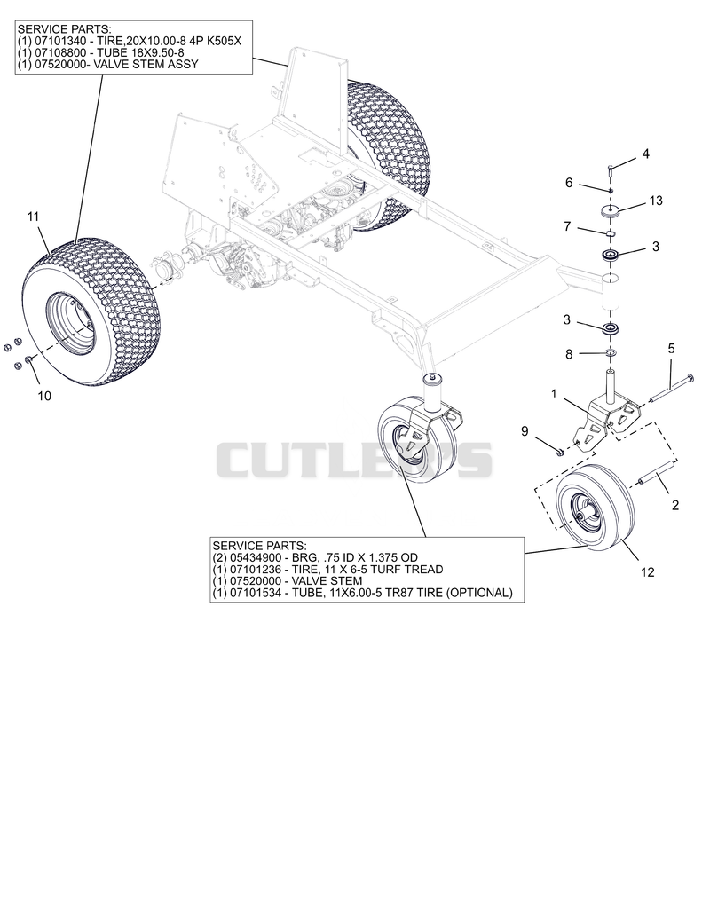 Wheels - 48" and 52"
