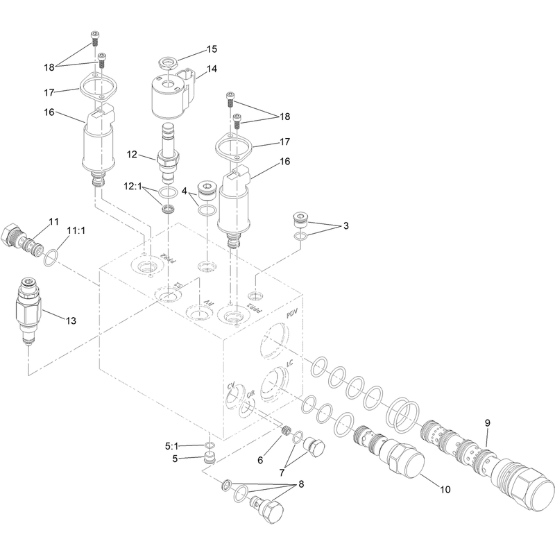 Auxiliary Manifold Assembly No 136-4872