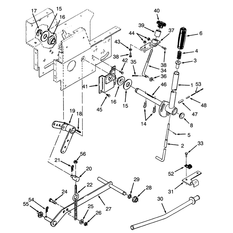 Manual Lift Linkage