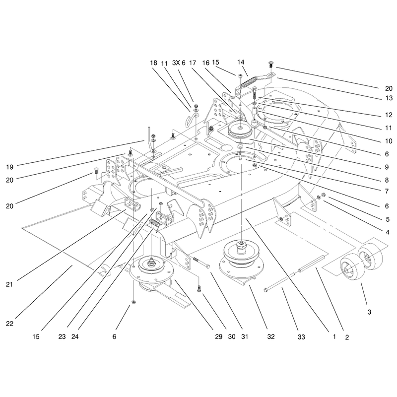 Deck and Spindle Assemblies