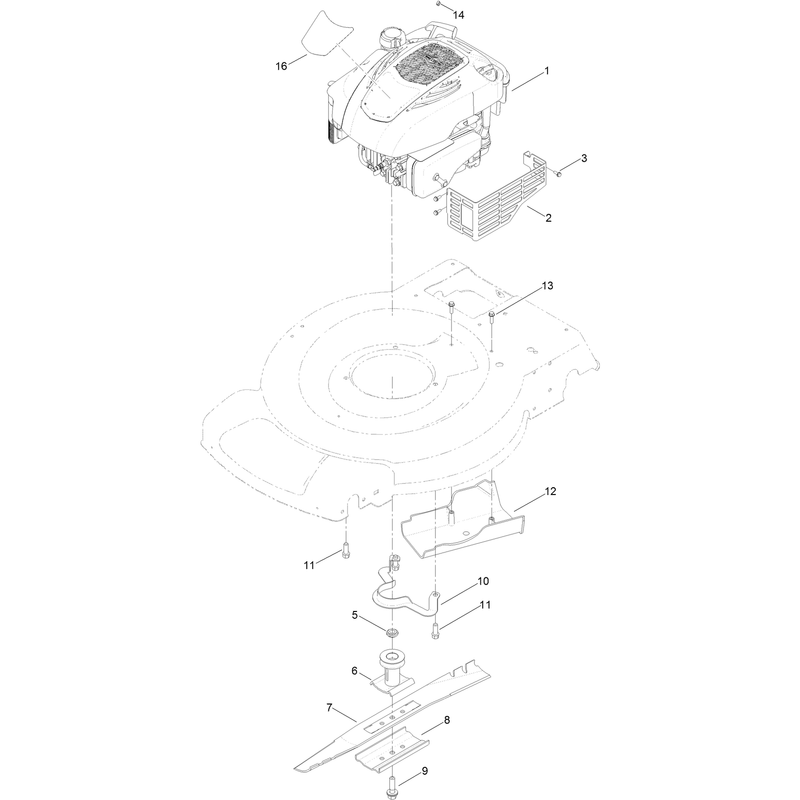 Engine and Blade Assembly