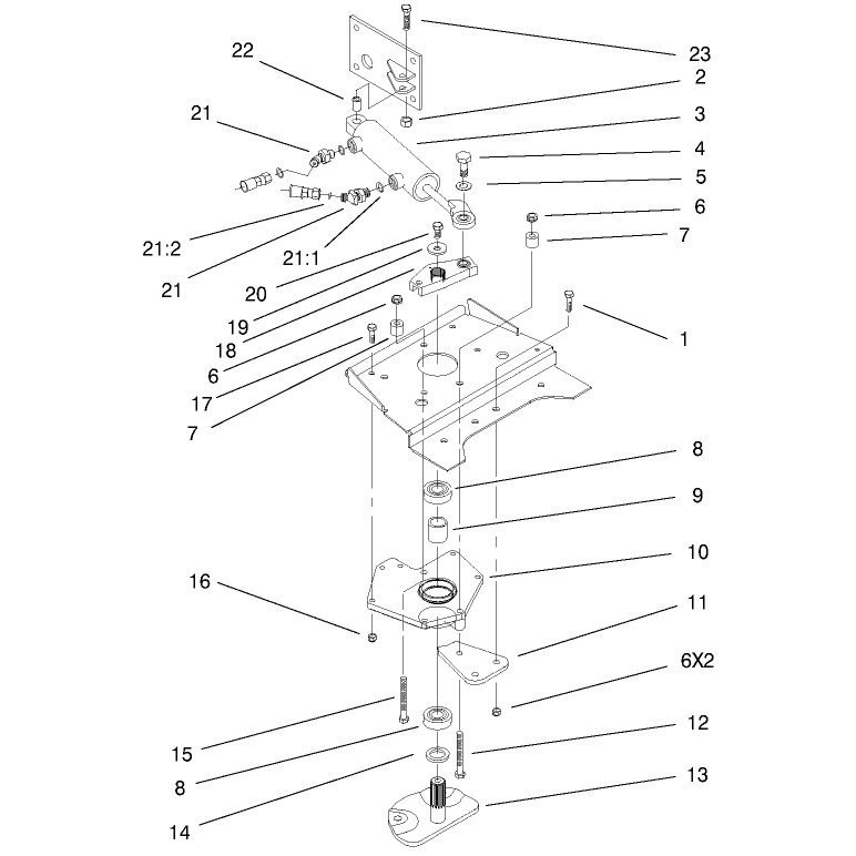 Lower Power Steering Assembly