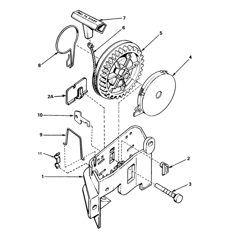 Rewind Starter No 590531