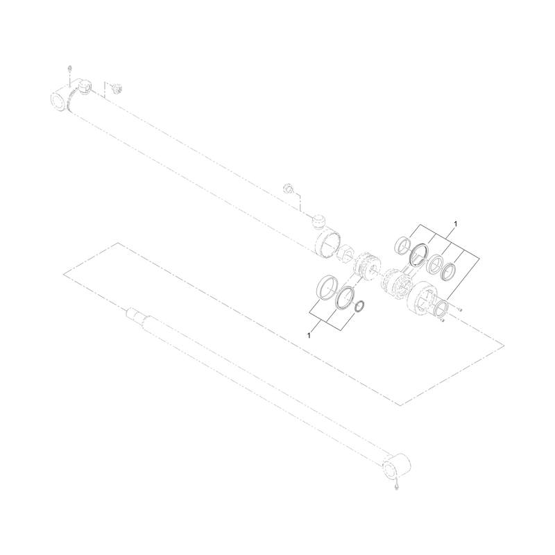 Hydraulic Cylinder Assembly No 132-1687