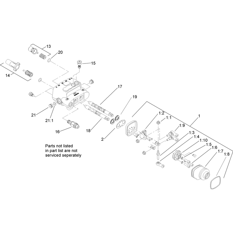 Two Spool Valve Assembly No 106-9307