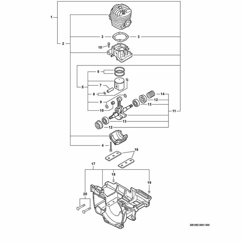 Engine, Short Block -- SB1082, Engine Cover