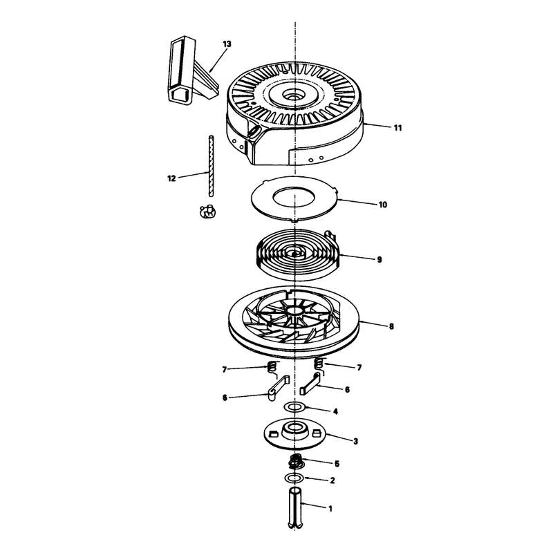Rewind Starter N0-590621