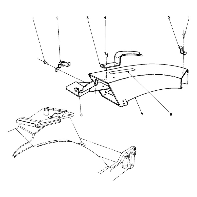 Side Discharge Chute Model No 59110 Optional