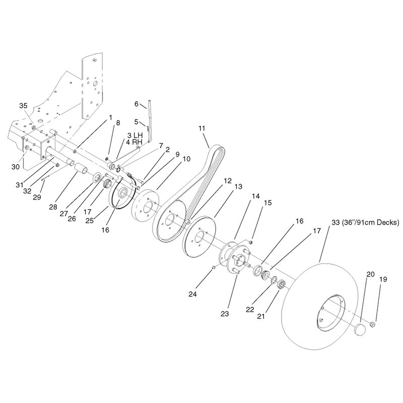 Wheel Drive and Brake System Assembly