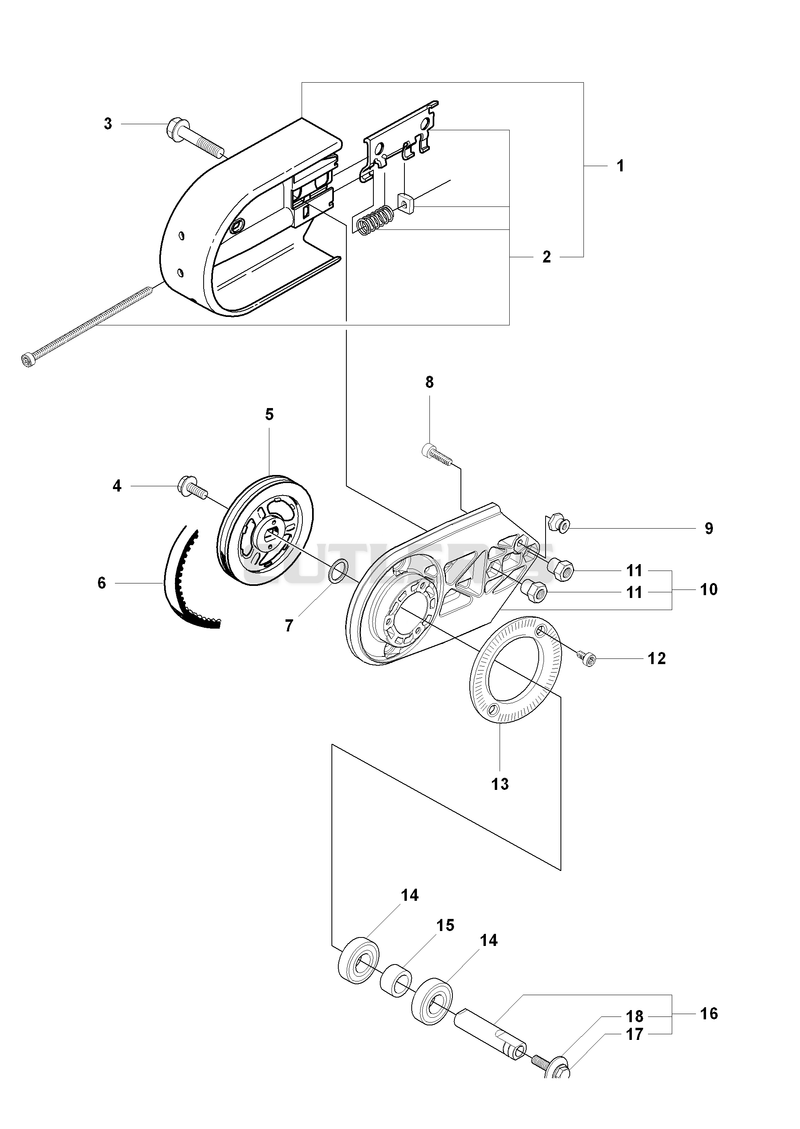 Belt Guard and Bearing Housing