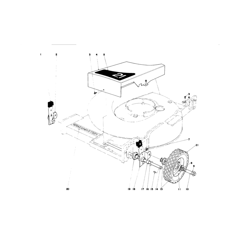 Front Wheel and Pivot Arm Assembly