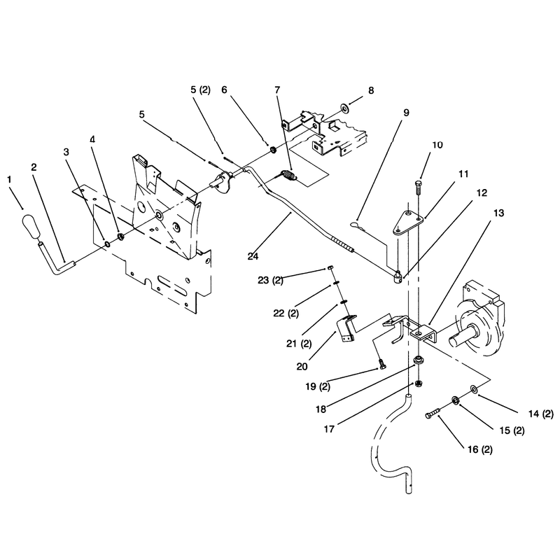 PTO Clutch Linkage