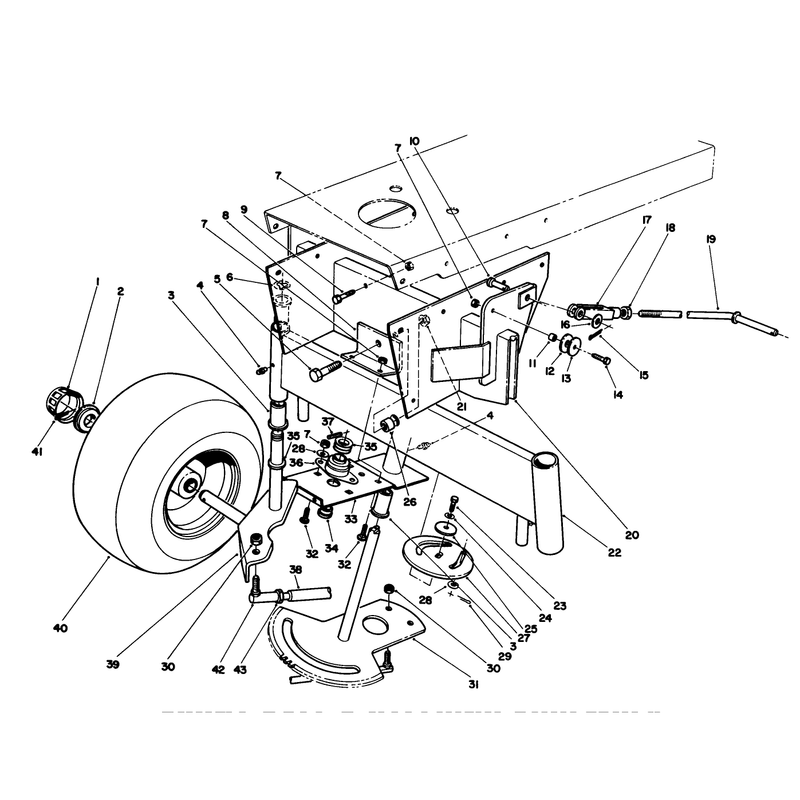 Front Axle & Steering Assembly