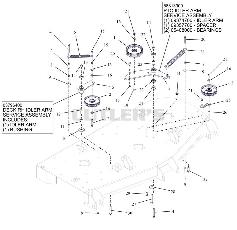 Idlers and Sheaves - 60"