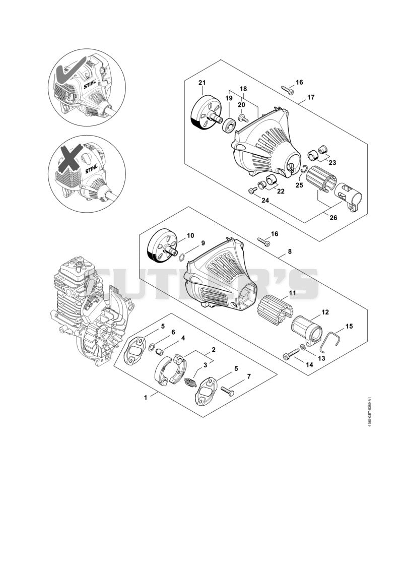 Clutch, Fan housing
