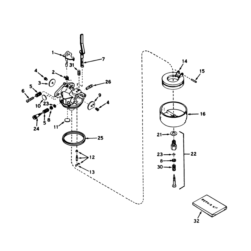 Carburetor No. 631927
