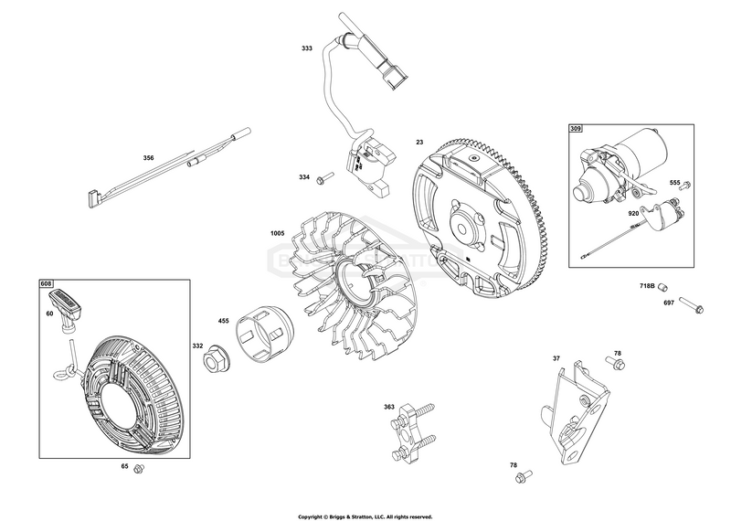Flywheel, Ignition, and Starter Group