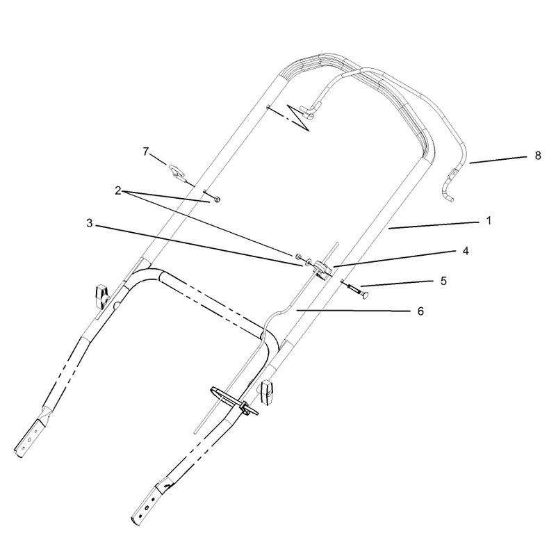 Upper Handle and Control Assembly