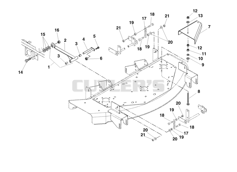 Mounting Arms, Brackets And Belt Guards