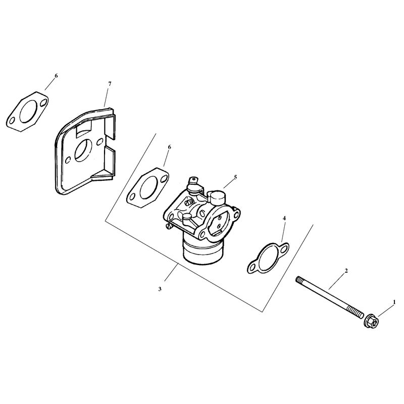 Fuel System Assembly Kohler Model CV15T-41608