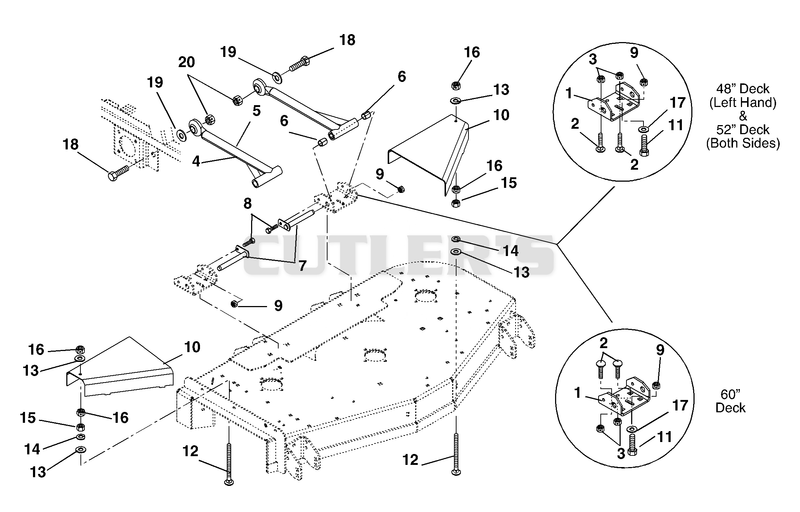 Mounting Arms And Belt Guards