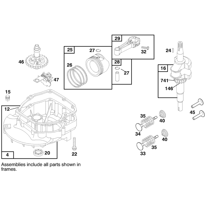 Engine Briggs and Stratton Model 12h802-1758-E1